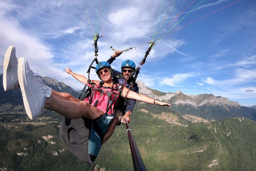 Vol en parapente au Plateau du Kik